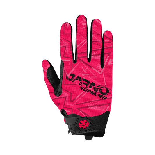 Sim Racing Gloves - RACING LINES - Red - Outside