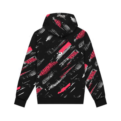 Hoodie - TRACKS - Black - Back