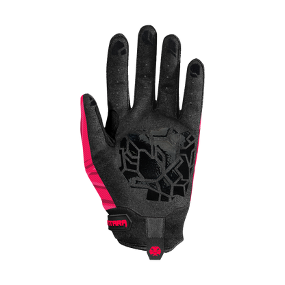 Sim Racing Gloves - RACING LINES - Red - Inside