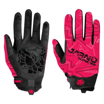 Sim Racing Gloves - RACING LINES - Red - Inside & Outside