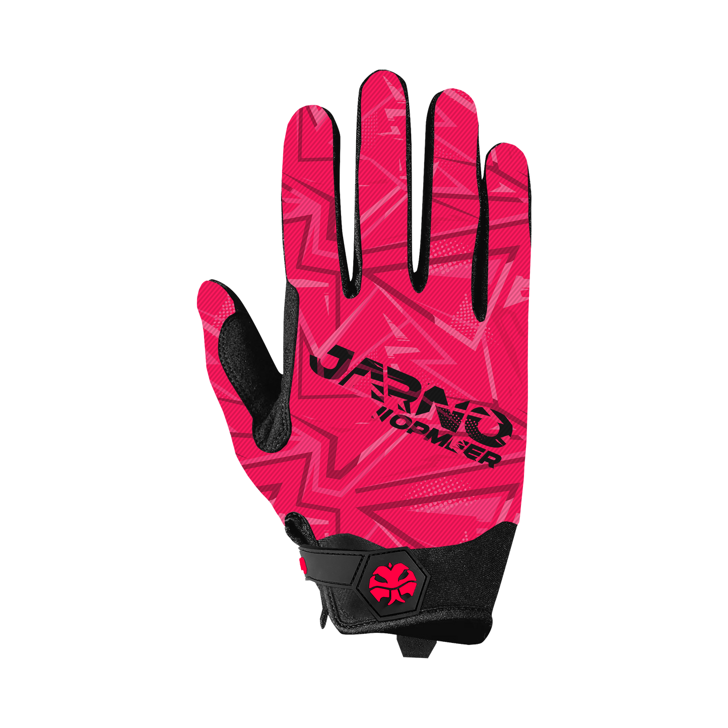 Sim Racing Gloves - RACING LINES - Red - Outside